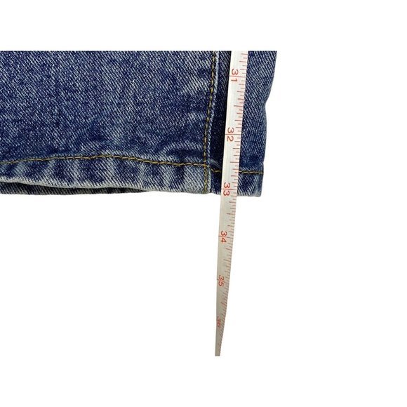 Pretty Little Thing Plus Vintage‎ Wash Split Hem Jeans Sz 16 90’s Grunge Denim - Picture 5 of 7